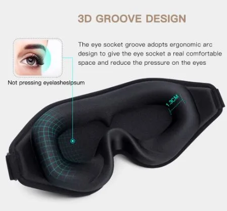 3D EYE SLEEP MASK FOR LASH EXTENSIONS PINK