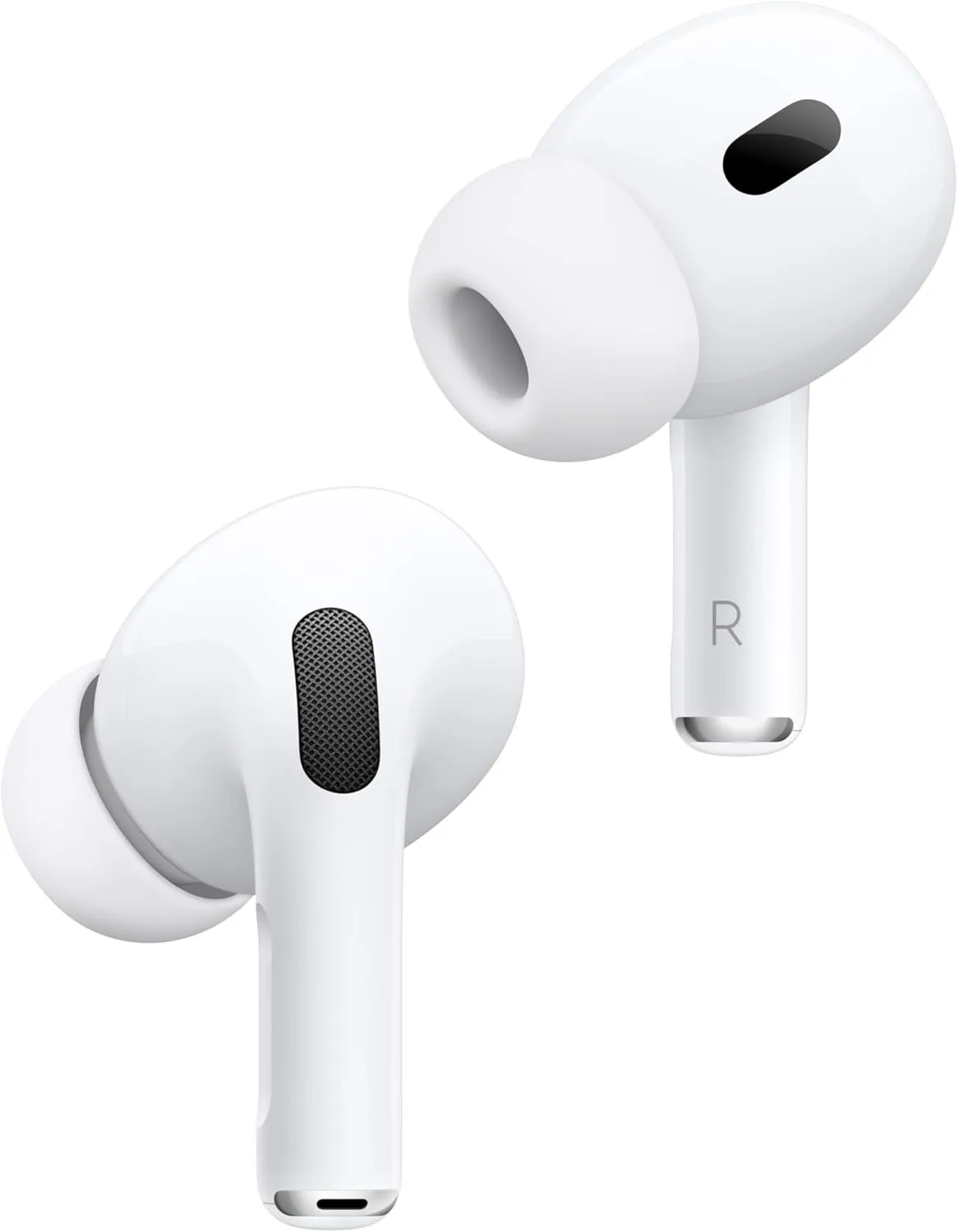 Apple AirPods Pro (2nd Generation) Wireless Ear Buds with USB-C Charging, Up to 2X More Active Noise Cancelling Bluetooth Headphones, Transparency Mode, Adaptive Audio, Personalized Spatial Audio