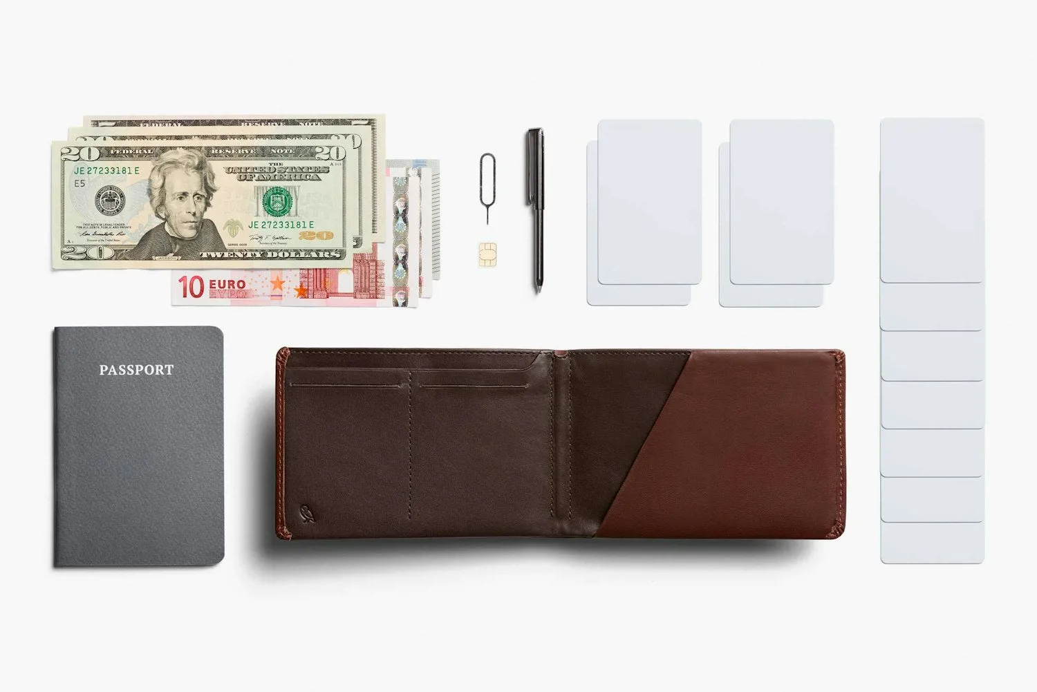 Bellroy RFID Travel Wallet Cocoa
