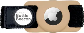Bottle Beacon Tracker Strap  Fits Stanley, Hydro Flask, Yeti & Nalgene | Durable Velcro Holder (Beige)