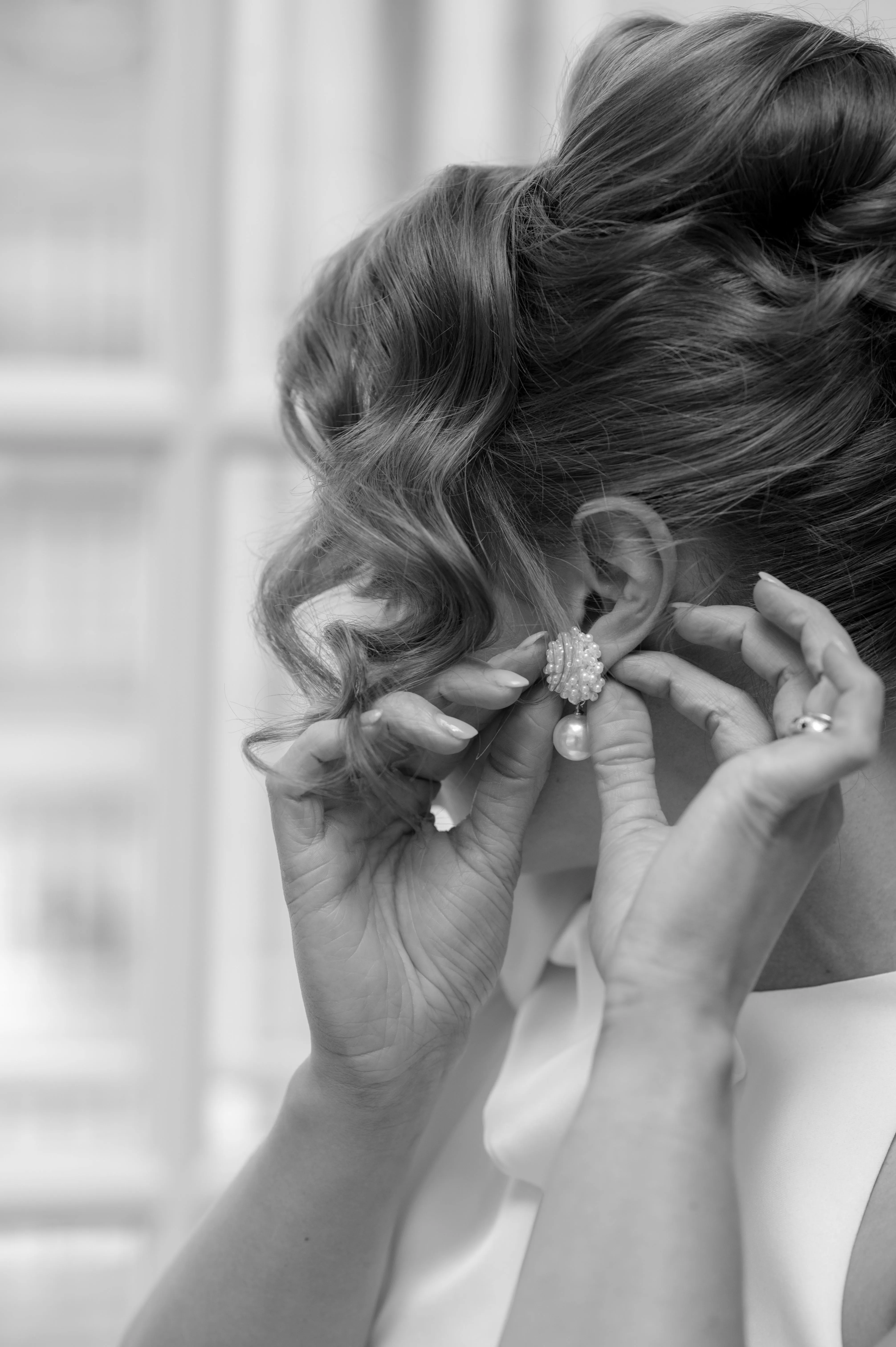 Charlotte Cluster Drop Earrings