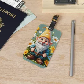 Charming Gnome Luggage Tag for Whimsical Travel Experiences