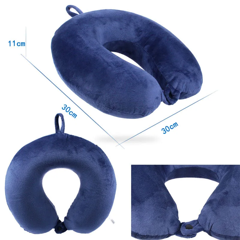 Comfortable Memory Foam Neck Travel Pillow Kit