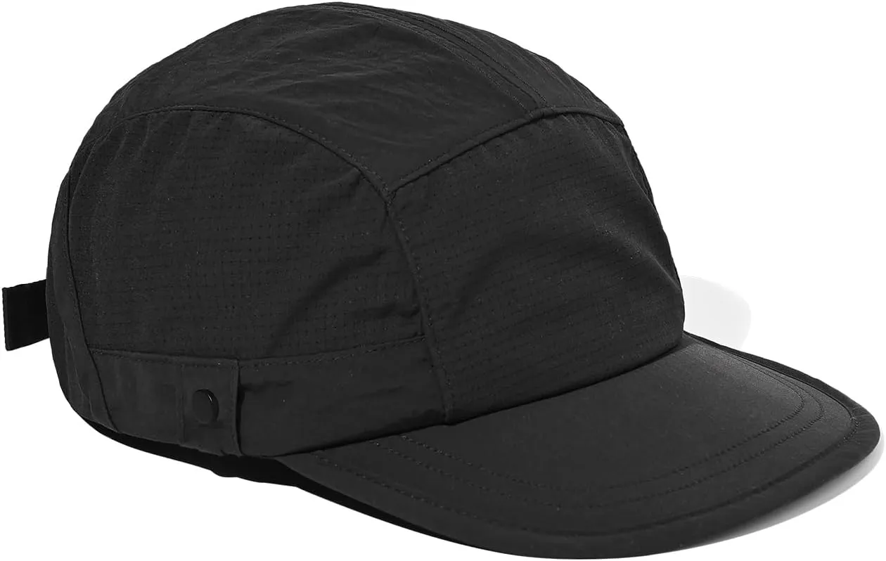 Croogo Quick Dry 5 Panel Baseball Cap Lightweight Flat Brim Trucker Hats Dad Hat Summer Sports Caps Umpire Sun Hats