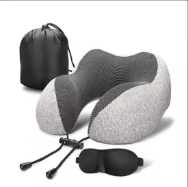 Curved Memory Foam Travel Pillow