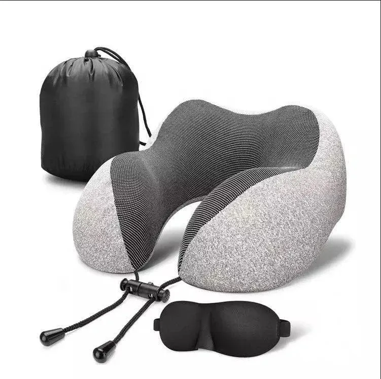 Curved Memory Foam Travel Pillow
