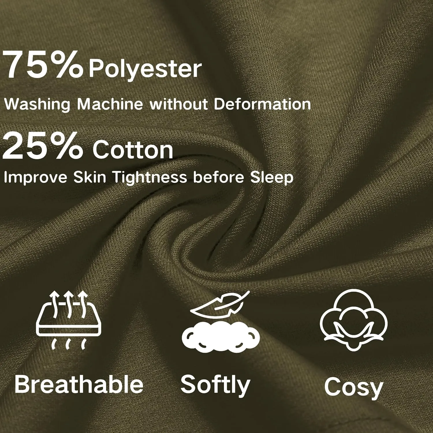Deyeek 5.5 Inch Mens Pajama Shorts Sleep Cotton Lounge PJ Lightweight Elastic Waist Drawstring Nightwear Bottom with Pockets