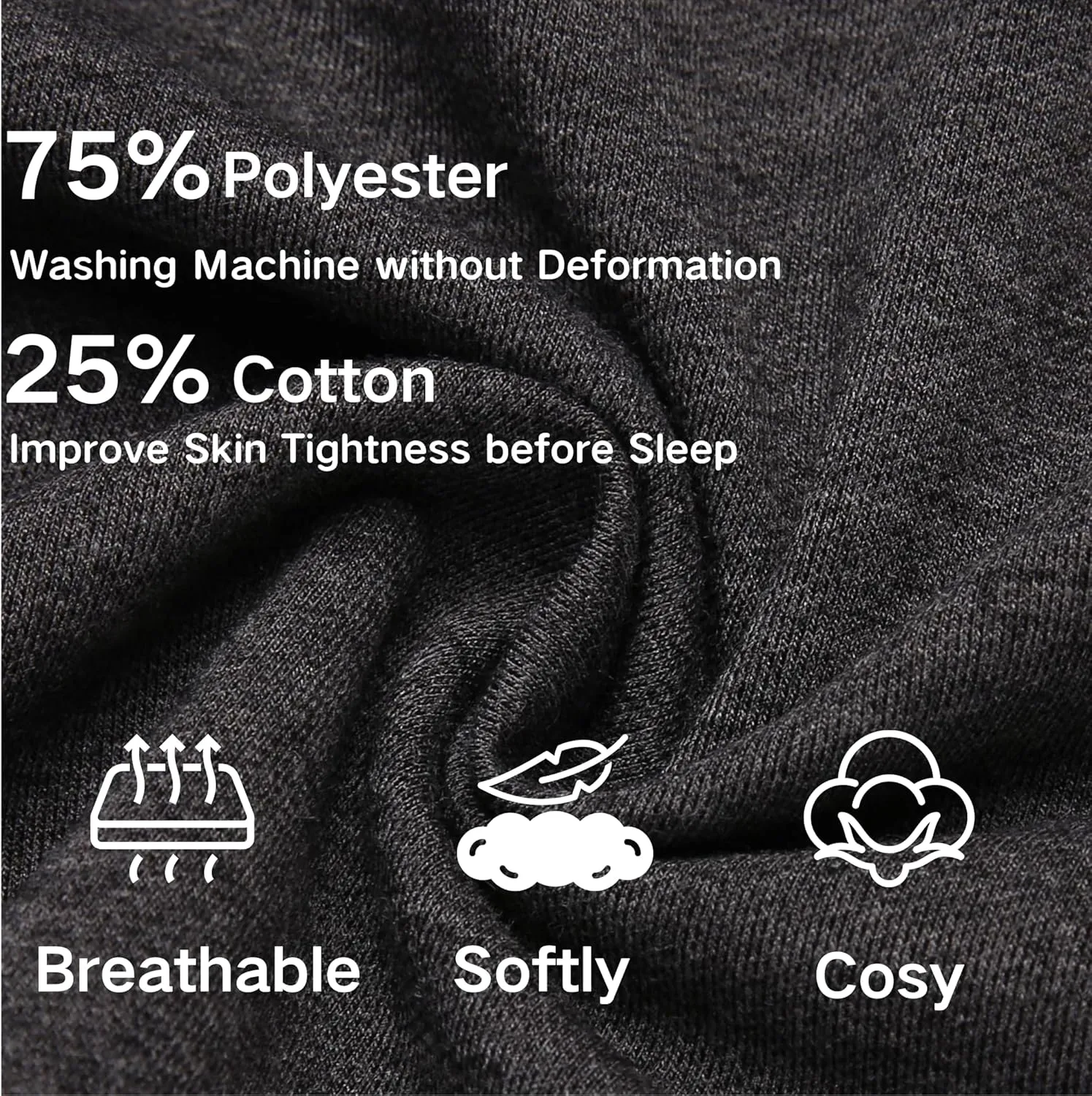 Deyeek 5.5 Inch Mens Pajama Shorts Sleep Cotton Lounge PJ Lightweight Elastic Waist Drawstring Nightwear Bottom with Pockets