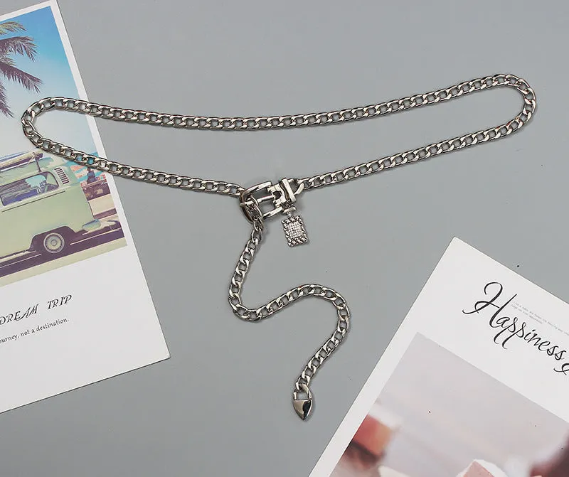 Fashion Versatile Waist Chain Skirt Decorative Suit /Coat /Sweater Chain Pants Chain Thin Belt