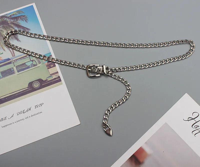Fashion Versatile Waist Chain Skirt Decorative Suit /Coat /Sweater Chain Pants Chain Thin Belt