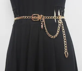 Fashion Versatile Waist Chain Skirt Decorative Suit /Coat /Sweater Chain Pants Chain Thin Belt