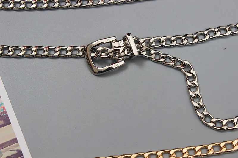 Fashion Versatile Waist Chain Skirt Decorative Suit /Coat /Sweater Chain Pants Chain Thin Belt