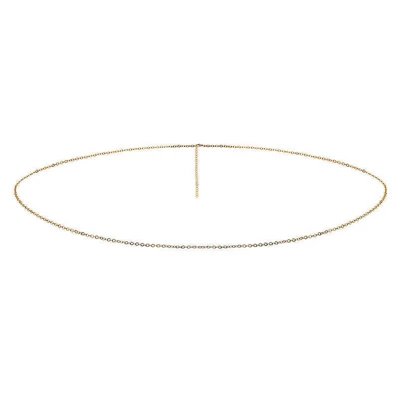 Fashionable Exclusive Simple Singel Belly Waist Chain Body Chain Muti-Color Available
