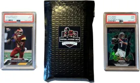 Football Mystery Slabs | 2 Graded Cards | Grade 8  Guaranteed | PSA, SGC, GMA, and More