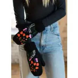 Ladies Knit Mittens