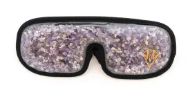 PEACE OUT eye mask (lavender amethyst stone); by Mined Magic