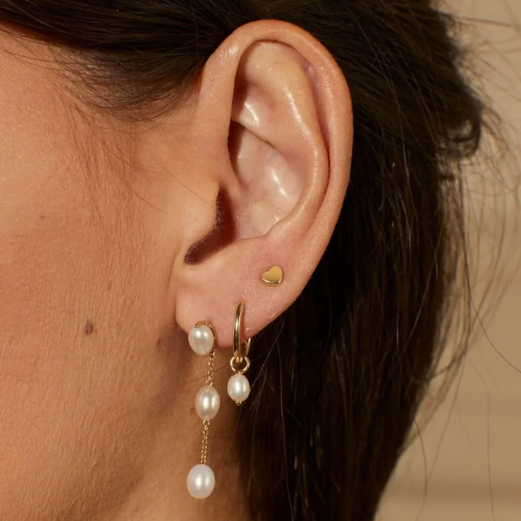 Pearls of Wisdom Drop Earrings | 9ct Gold