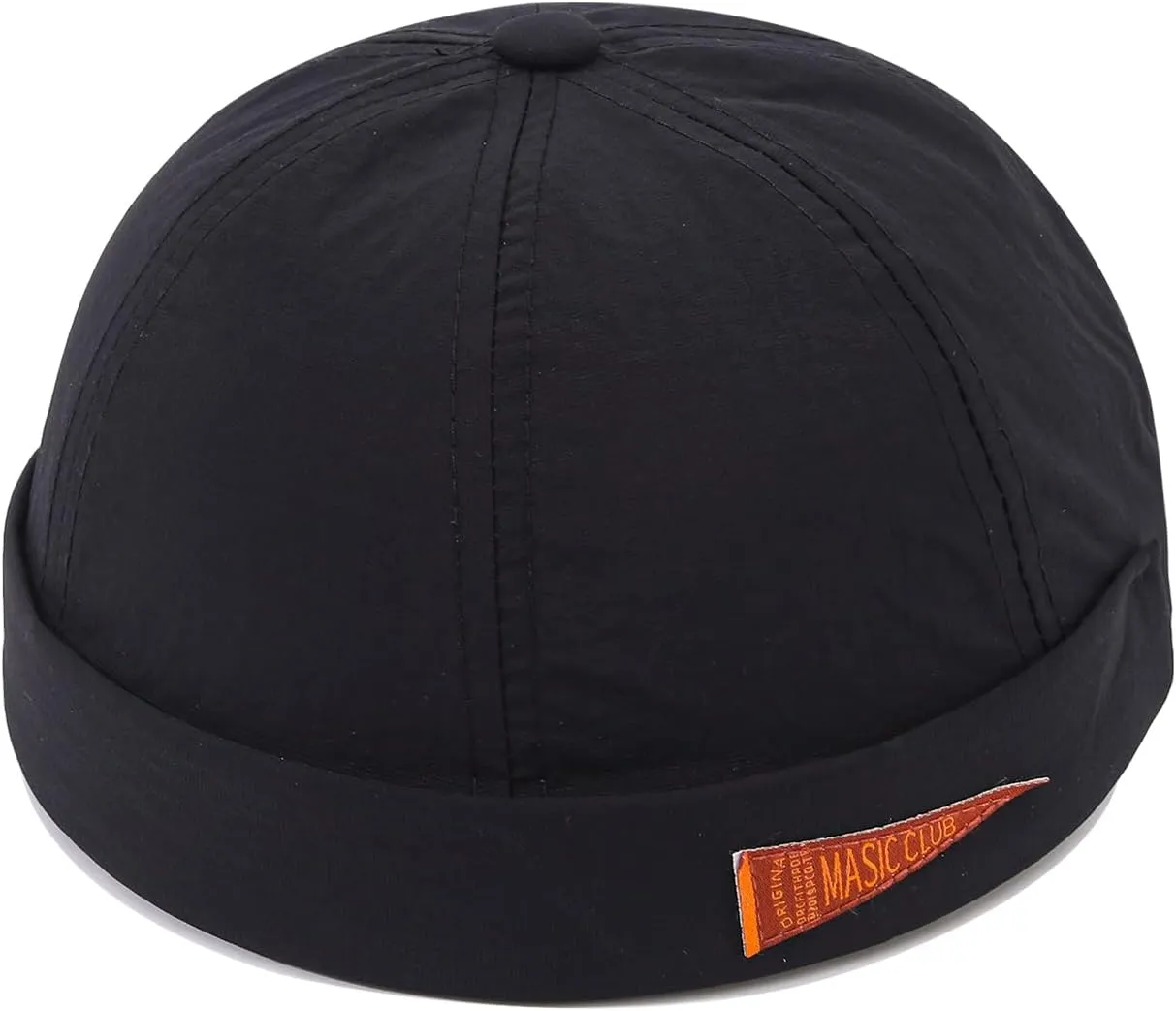 Quick Dry Brimless Hat Lightweight Daily Beanie Waterproof Docker Cap Sailor Rolled Cuff Harbour Hat Casual Skullcap