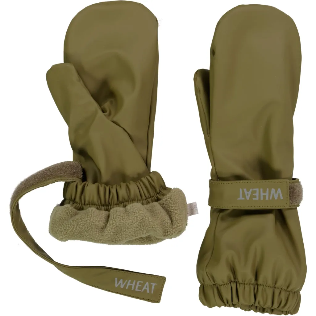 Rain Mittens Rily - olive