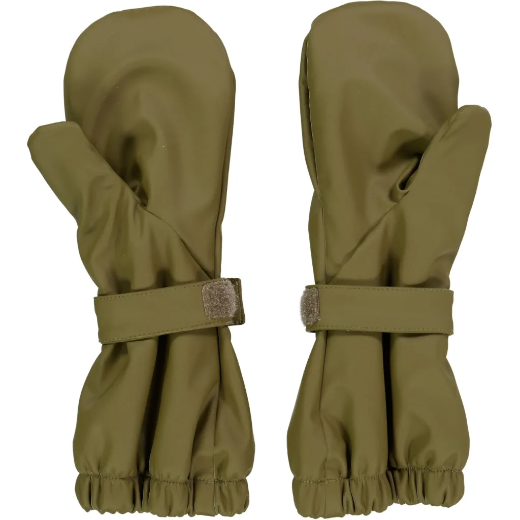 Rain Mittens Rily - olive