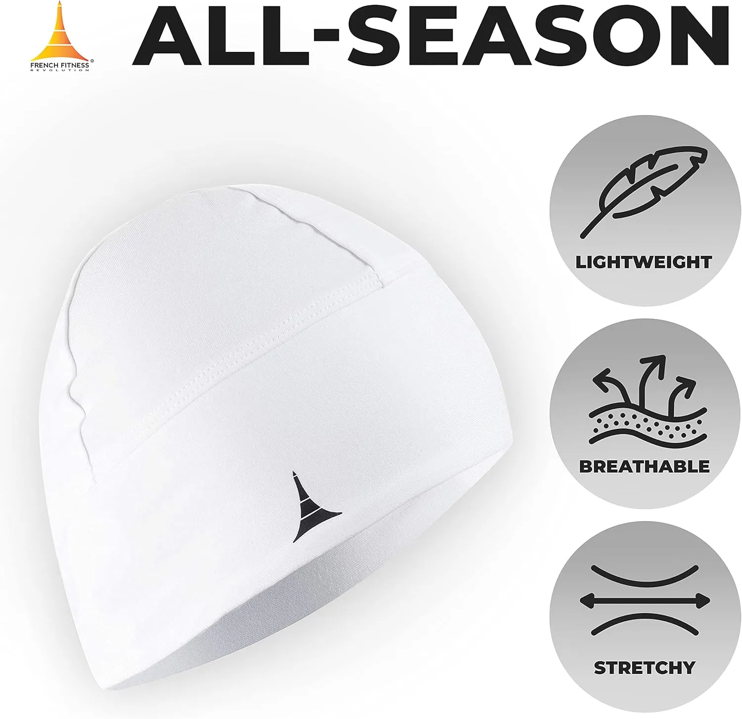 Skull Cap Helmet Liner Running Beanie - Ultimate Thermal Retention and Performance Moisture Wicking. Fits Under Helmets