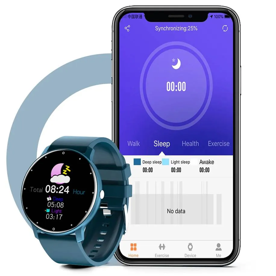 Smart Watch Sports Fitness Tracker - Touchscreen For Android & iOS