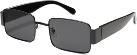 SOJOS Retro Fashion Rectangle Sunglasses Womens Mens Vintage Trendy Square Shades SJ1162