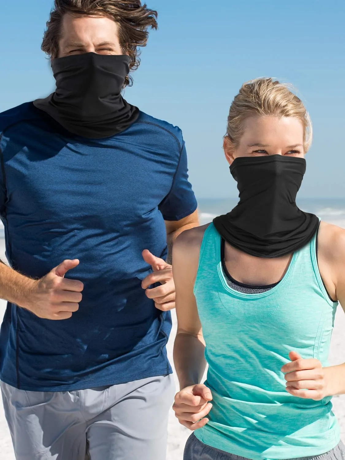 Summer Face Cover Scarf Mens Balaclava Neck Gaiter Baclava Face Breathable Bandana Sun Protection Cycling Running