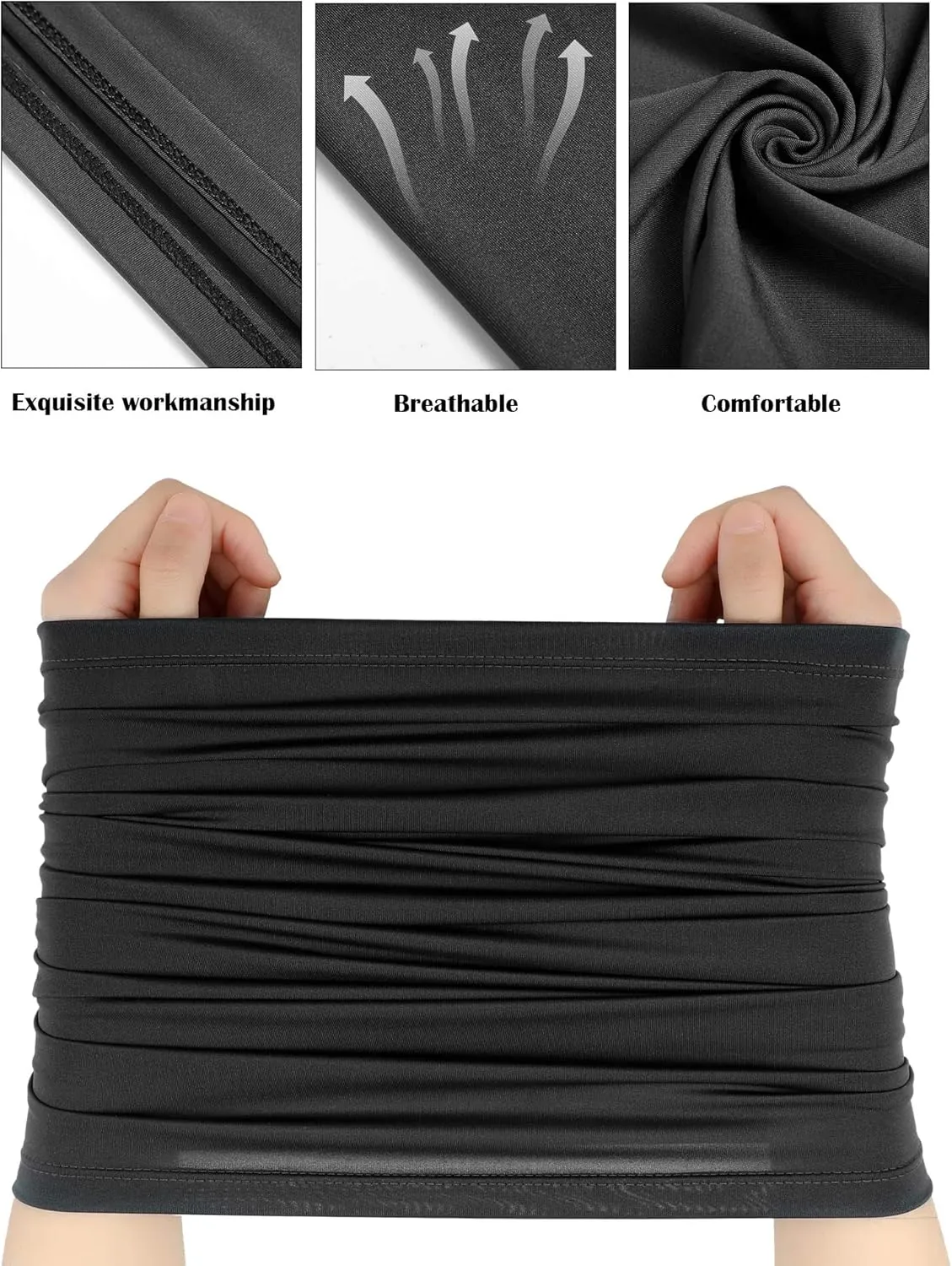 Summer Face Cover Scarf Mens Balaclava Neck Gaiter Baclava Face Breathable Bandana Sun Protection Cycling Running