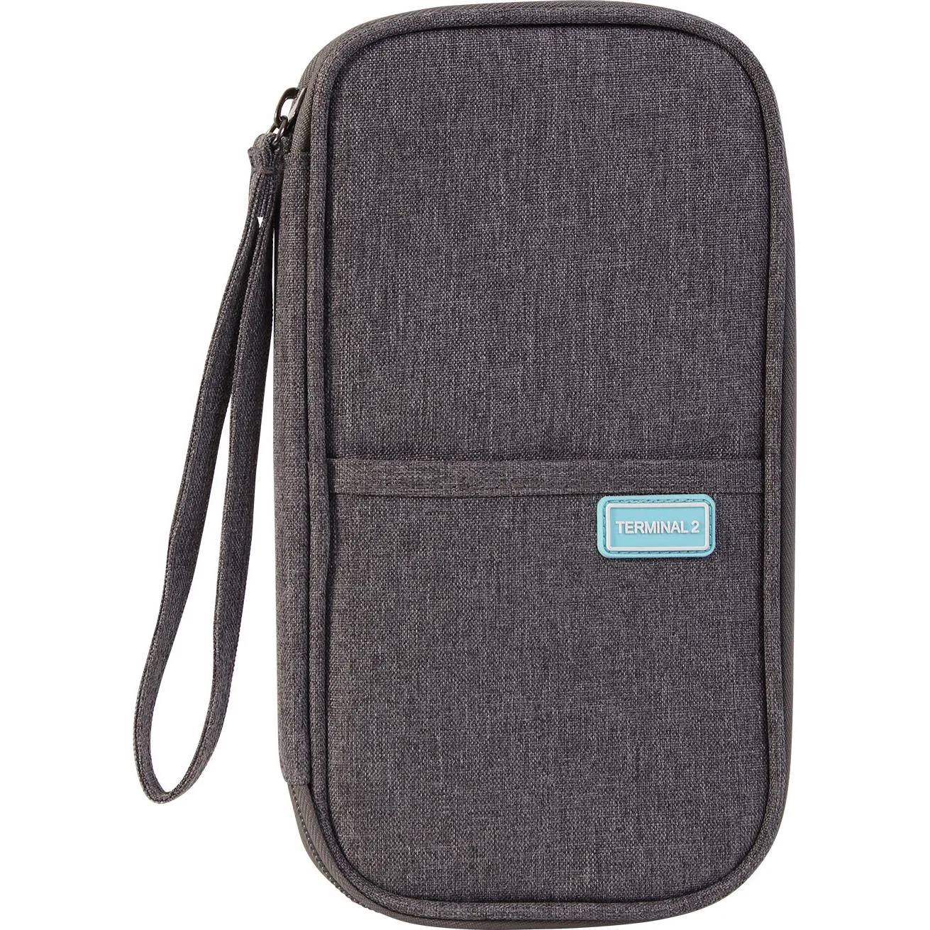 T2 Family RFID Passport Travel Wallet (Grey)