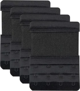 Tamlien 4 Hook Bra Extenders,Stretchy Soft and Comfortable Bra Strap Extender