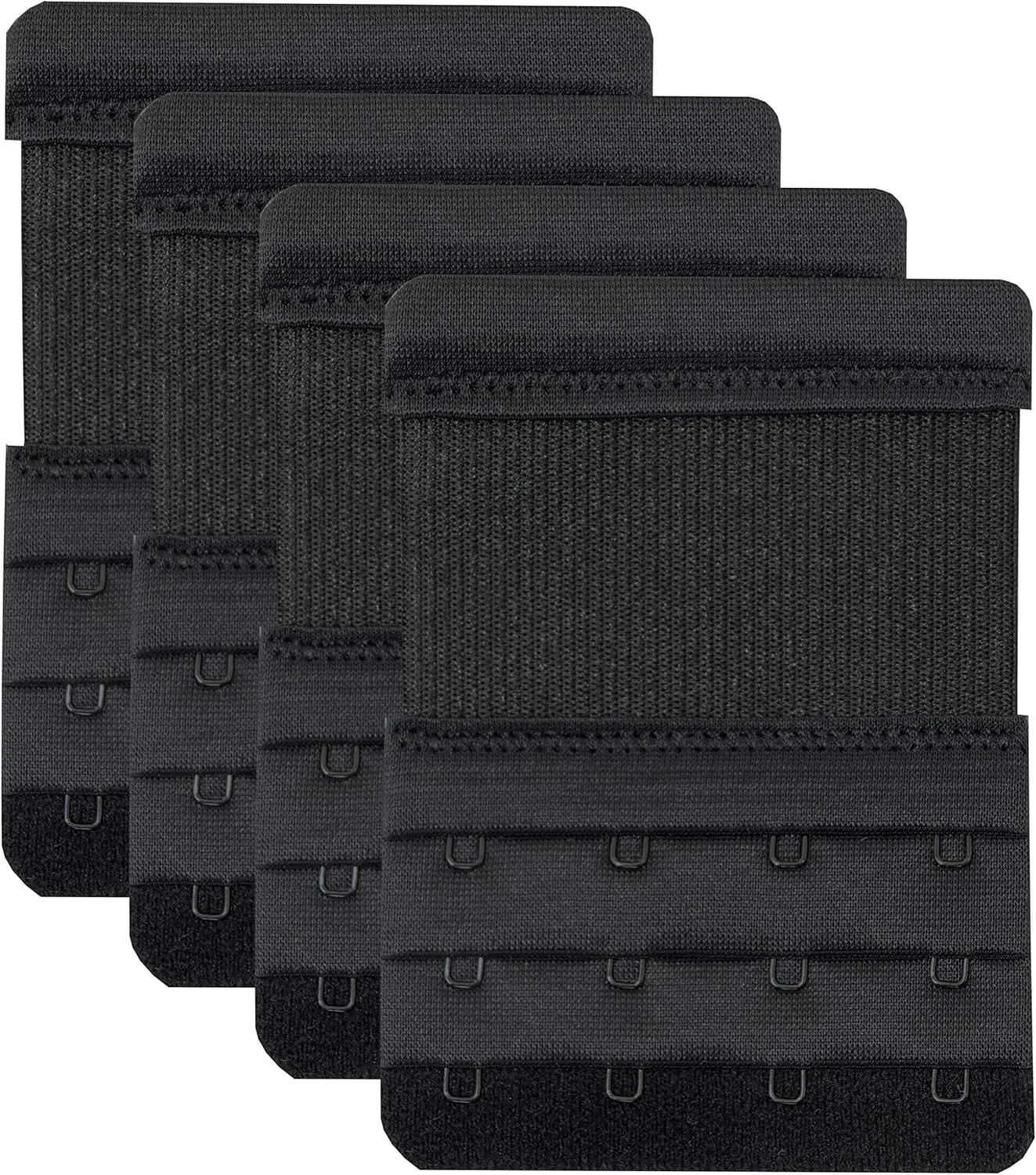 Tamlien 4 Hook Bra Extenders,Stretchy Soft and Comfortable Bra Strap Extender