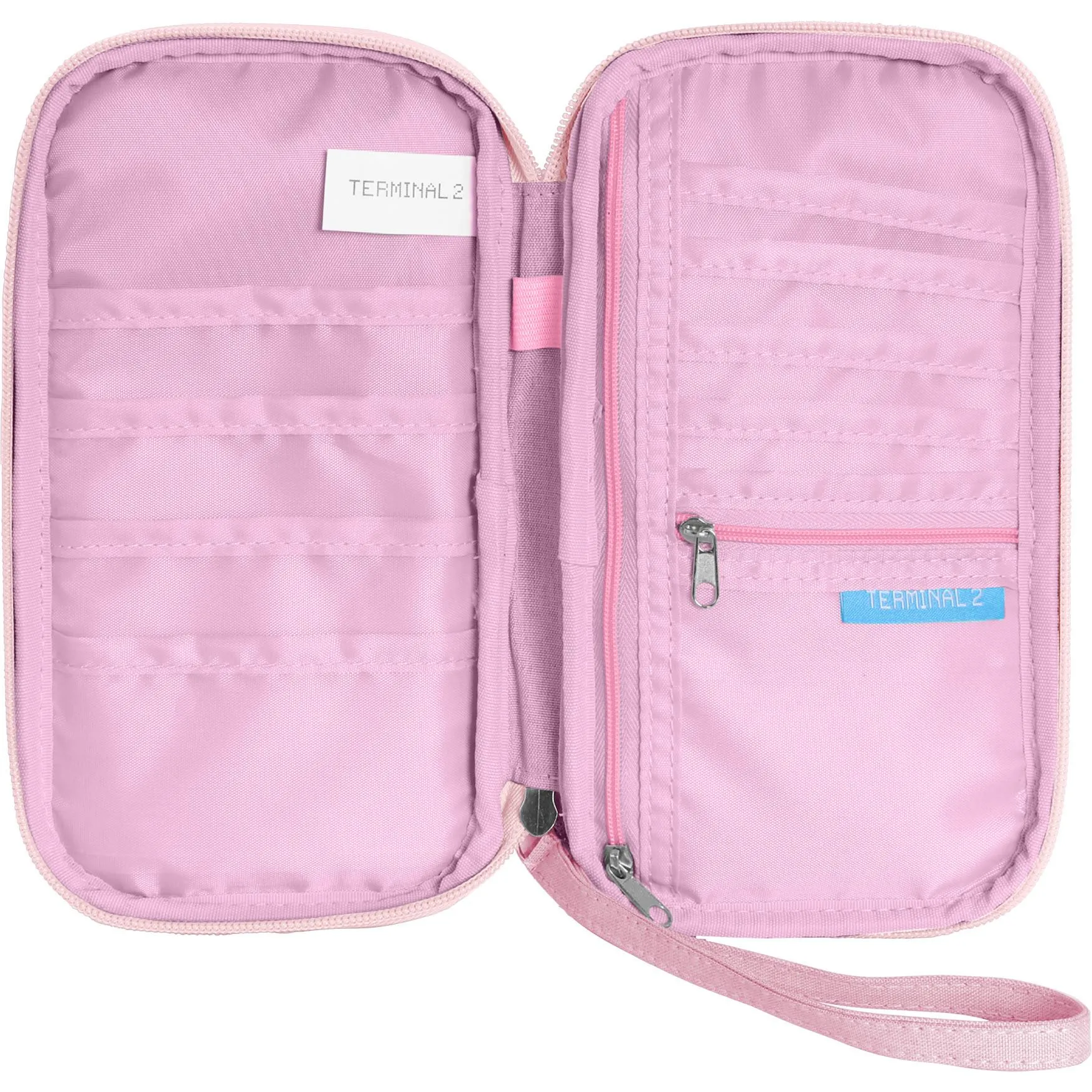 Terminal 2 Family RFID Passport Wallet (Pink)