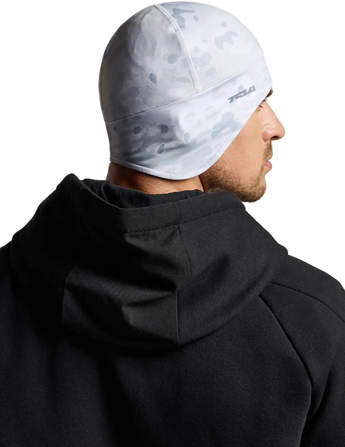 TSLA Men and Women Thermal Fleece Skull Cap, Winter Ski Cycling Under Helmet Liner, Running Beanie Hat