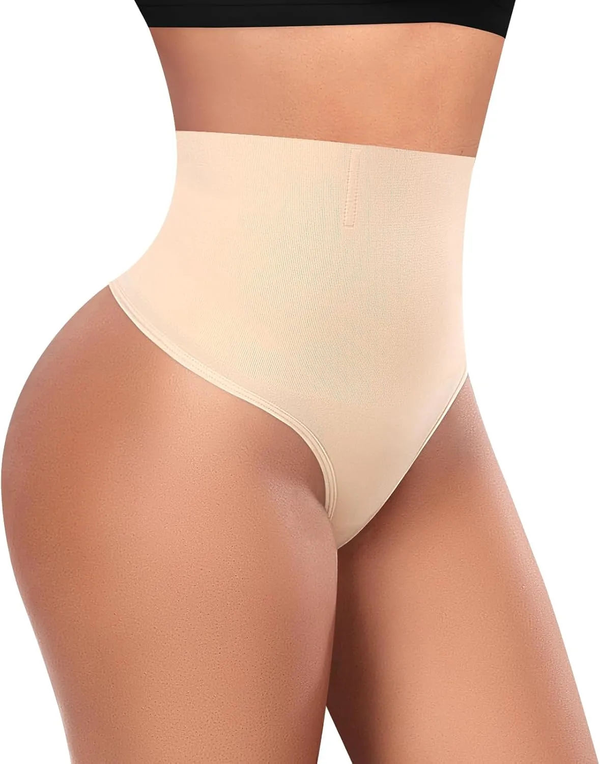 Tummy Control Thong Shapewear for Women High Waisted Body Shaper Panties Shaping Thong Girdle Underwear