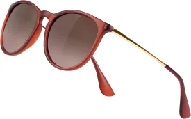 Vintage Round Polarized Sunglasses for Women Men Classic Retro Trendy Designer Style Sun Glasses UV400 Protection