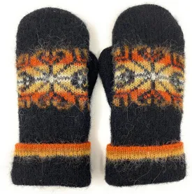 Warm Women Knit Mittens 100% Icelandic Wool Fleece Lined by Freyja Canada Warm Women Knit Mittens 100% Icelandic Wool Fleece Lined by Freyja Canada