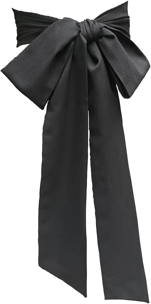 Women Chiffon Sash Corset Belt Waist Bow Tie belt 3.74" Wide for Bridal Wedding Special Occasion Dress