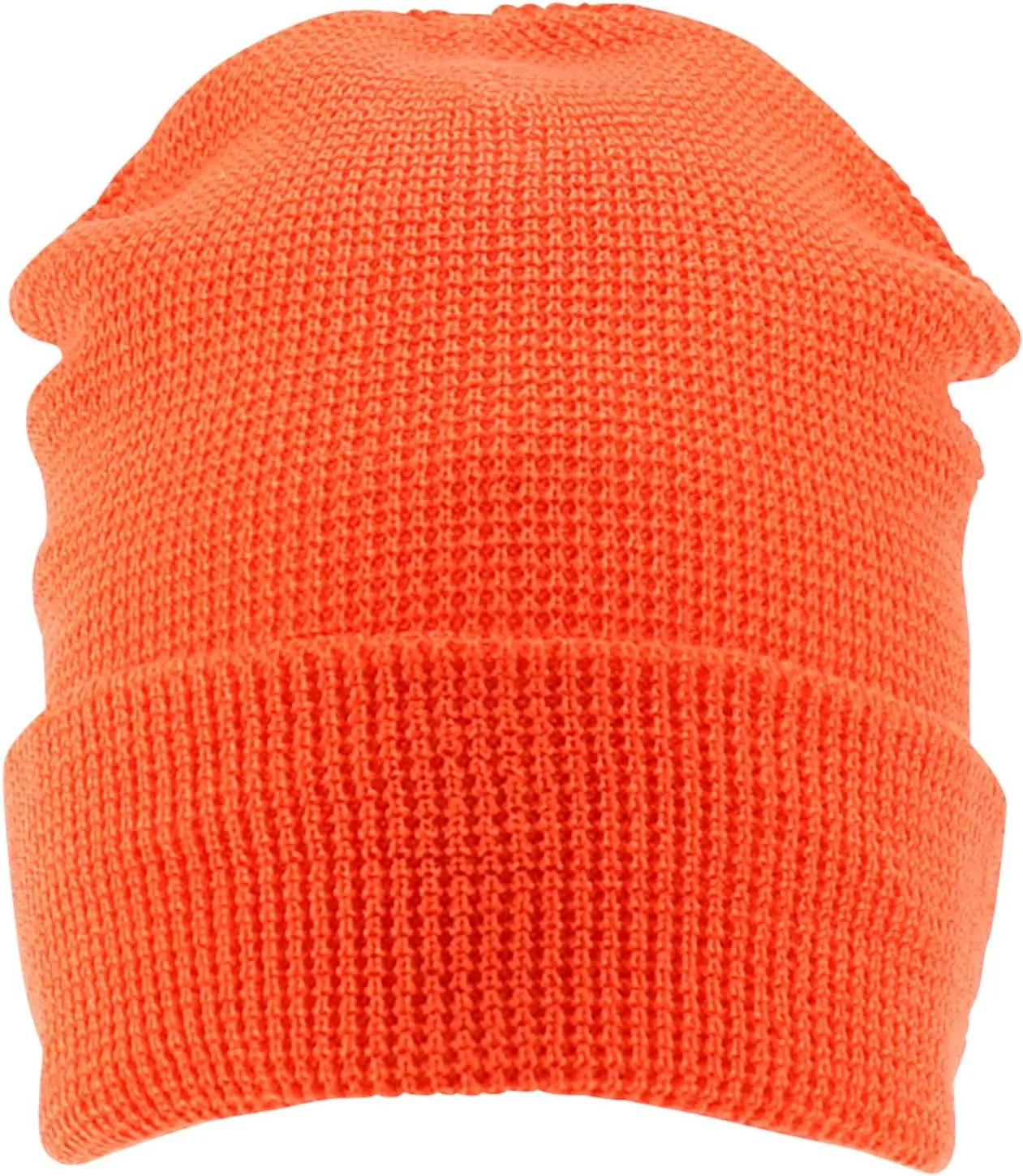 XXL Oversized Waffle Knit Pattern Winter Long Beanie